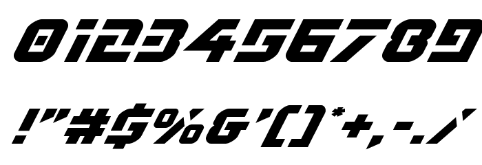 Legio Sabina Expanded Italic Font OTHER CHARS