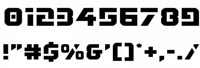 Legio Sabina Expanded Font OTHER CHARS