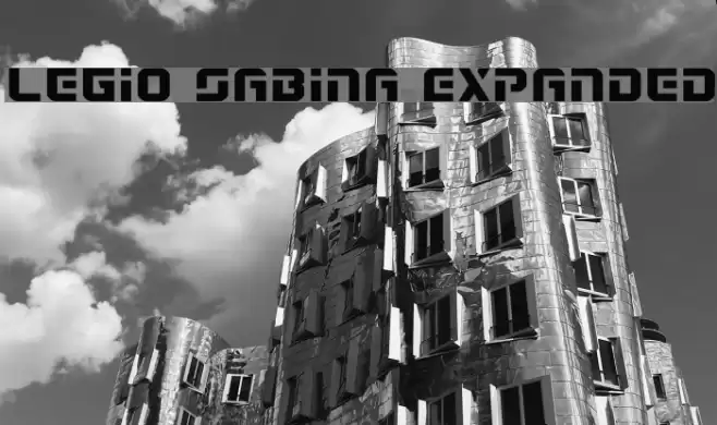 Legio Sabina Expanded Font examples