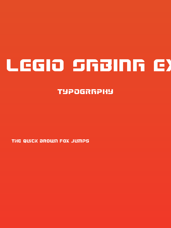 Legio Sabina Expanded Poster