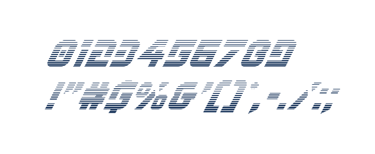Legio Sabina Gradient Italic Other Characters