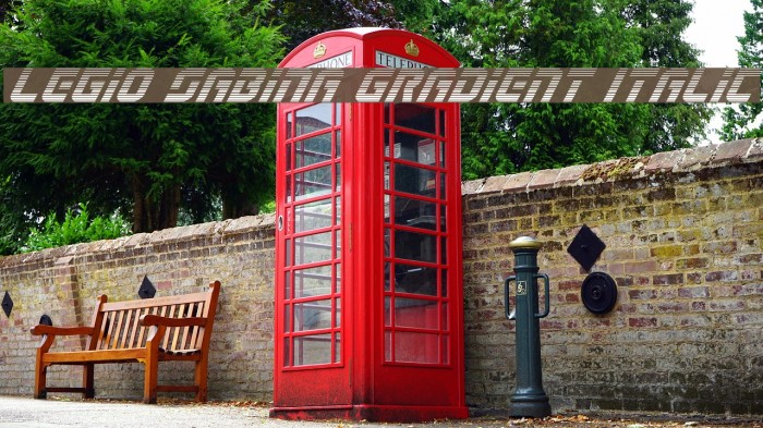 Legio Sabina Gradient Italic Example 3