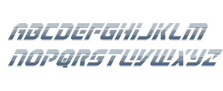 Legio Sabina Gradient Italic Lowercase