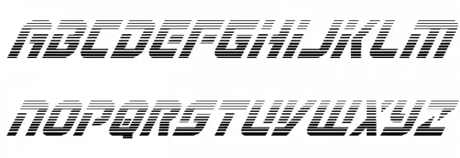 Legio Sabina Gradient Italic फ़ॉन्ट लोअरकेस