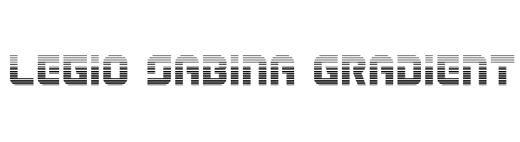 Legio Sabina Gradient  font caratteri gratis