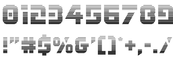 Legio Sabina Gradient Font OTHER CHARS