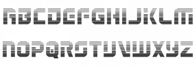 Legio Sabina Gradient خط أحرف كبيرة