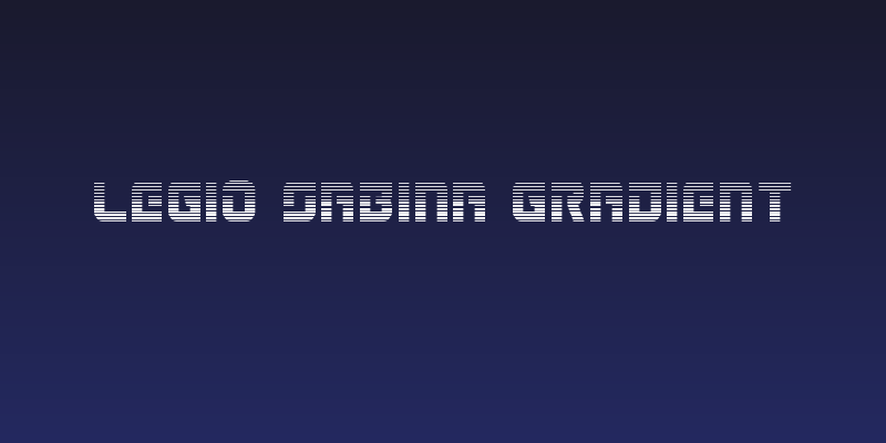 Legio Sabina Gradient Social Header