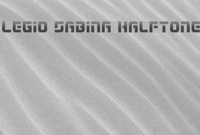 Legio Sabina Halftone Example 1