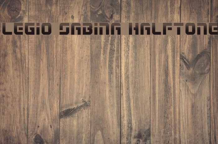 Legio Sabina Halftone Font examples