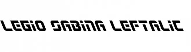 Legio Sabina Leftalic  Скачать бесплатные шрифты