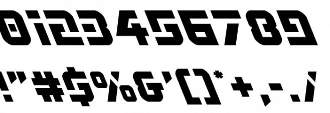 Legio Sabina Leftalic Font OTHER CHARS