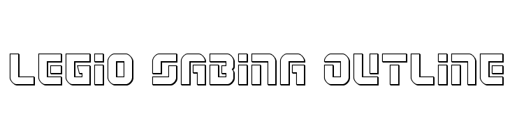 Legio Sabina Outline  font caratteri gratis
