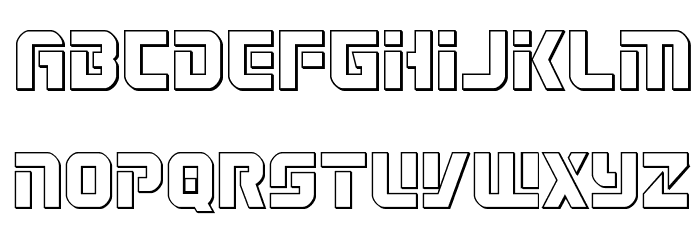 Legio Sabina Outline Font LOWERCASE