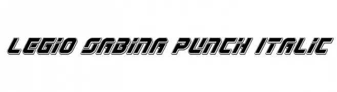 Legio Sabina Punch Italic  नि: शुल्क फ़ॉन्ट्स डाउनलोड