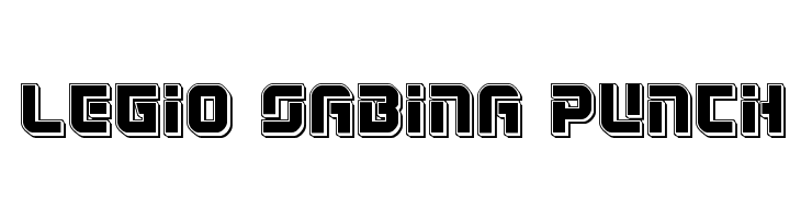 Legio Sabina Punch  Frei Schriftart Herunterladen