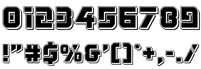 Legio Sabina Punch Font OTHER CHARS