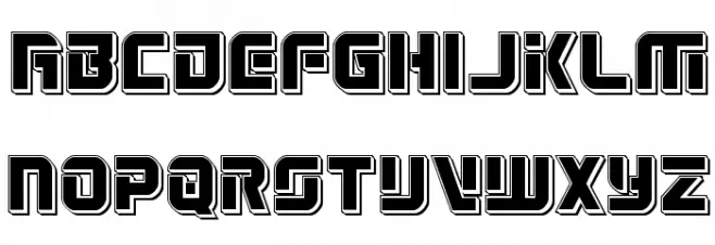 Legio Sabina Punch Schriftart Groß