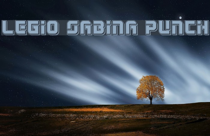 Legio Sabina Punch Font examples