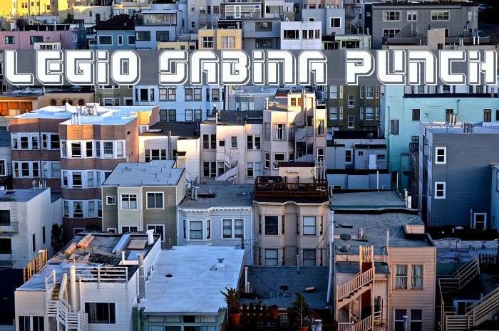 Legio Sabina Punch Font examples