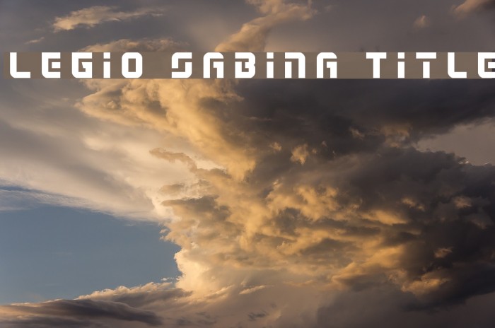 Legio Sabina Title Example 1