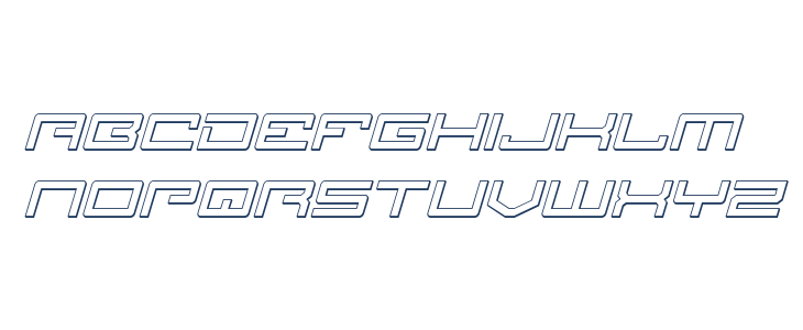 Legion 3D Italic Lowercase