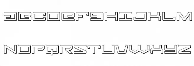Legion 3D フォント 大文字