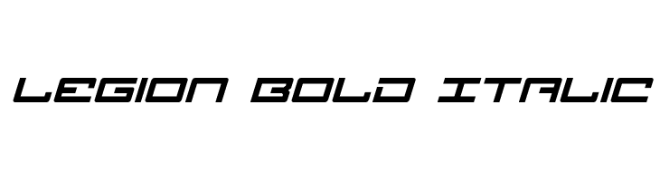 Legion Bold Italic  フリーフォントのダウンロード