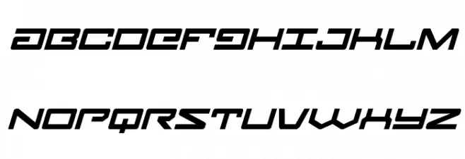 Legion Bold Italic Schriftart Groß