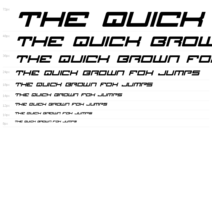 Legion Bold Italic Waterfall