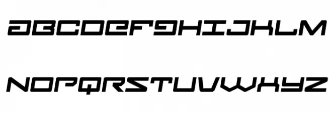 Legion Bold Semi-Italic Fonte MAIÚSCULAS