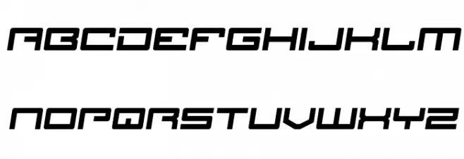 Legion Bold Semi-Italic फ़ॉन्ट लोअरकेस