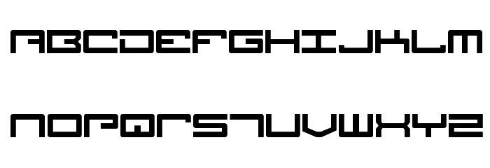 Legion Bold Font LOWERCASE