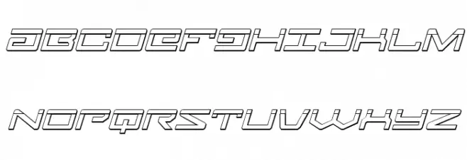 Legion Bullet Italic Schriftart Groß