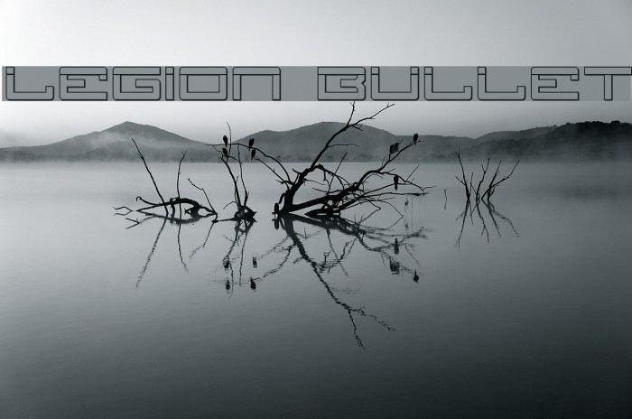 Legion Bullet Font examples