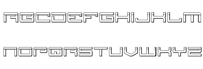 Legion Bullet Font LOWERCASE