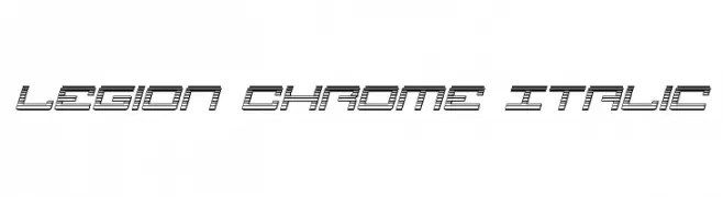 Legion Chrome Italic  baixar fontes gratis