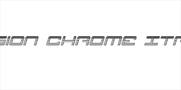 Legion Chrome Italic Logo