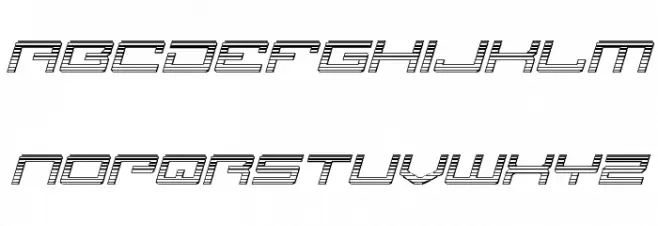 Legion Chrome Italic خط أحرف صغيرة