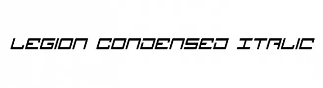 Legion Condensed Italic  les polices de caractères gratuit tlcharger