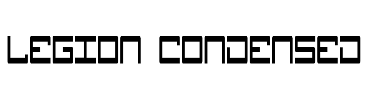 Legion Condensed  Скачать бесплатные шрифты