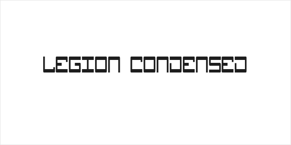 Legion Condensed Logo