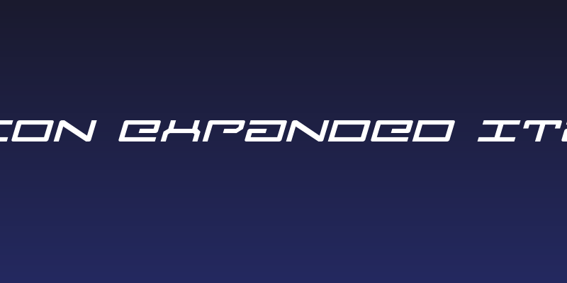 Legion Expanded Italic Social Header