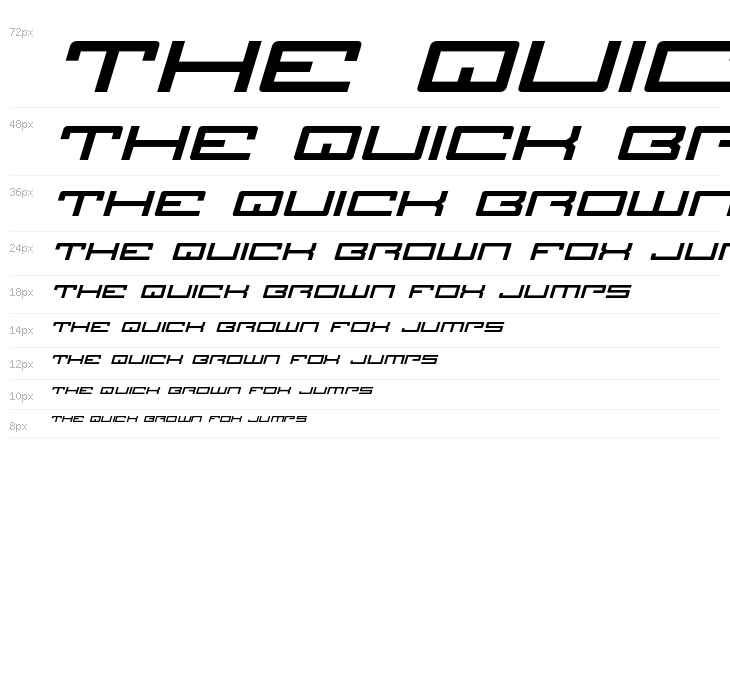 Legion Expanded Italic Waterfall