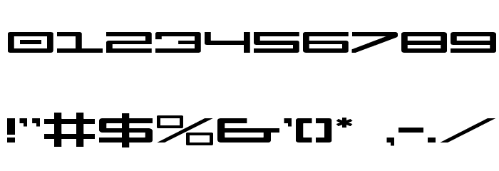 Legion Expanded Font OTHER CHARS
