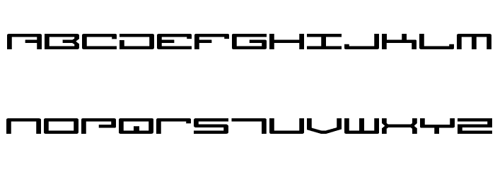 Legion Expanded Font LOWERCASE