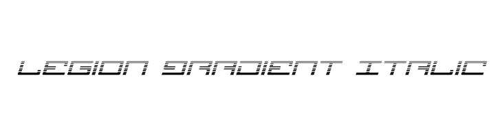 Legion Gradient Italic  Descarca Fonturi Gratis