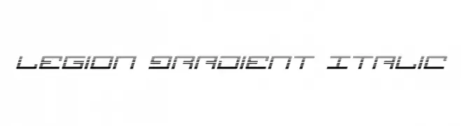Legion Gradient Italic  les polices de caractères gratuit tlcharger