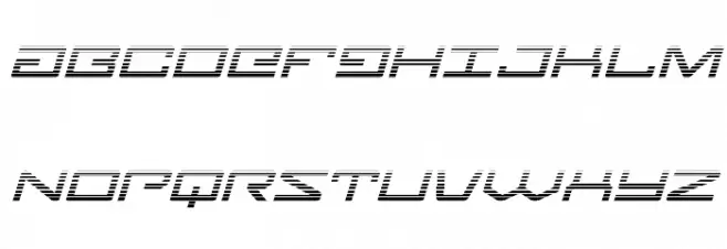 Legion Gradient Italic Polices MAJUSCULES