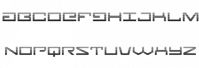 Legion Gradient Schriftart Groß